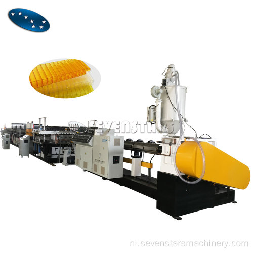 Plastic Danpla Board Extrusion PP gecanneleerde holle plaatmachine